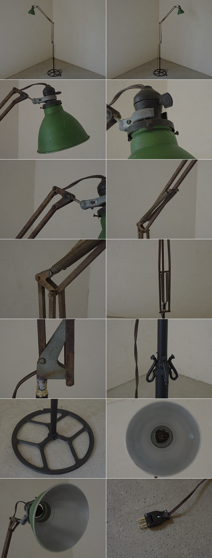 古道具 廃材リメイクのスタンドZライト | MANSIKKA antiquesMANSIKKA