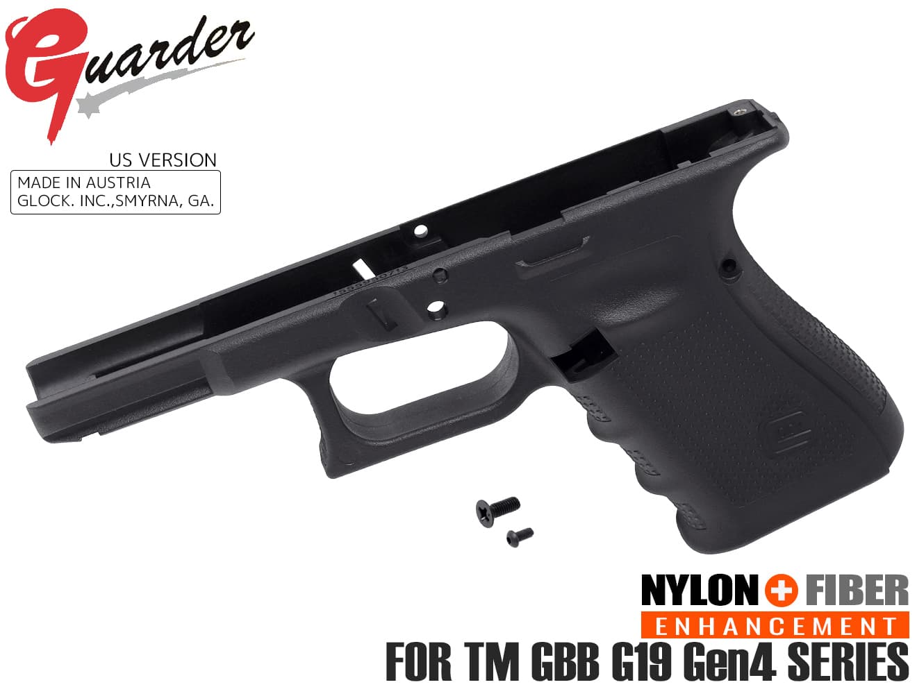 GUARDER GLOCK Gen.4 オリジナルフレーム US Ver for マルイ G19 Gen4