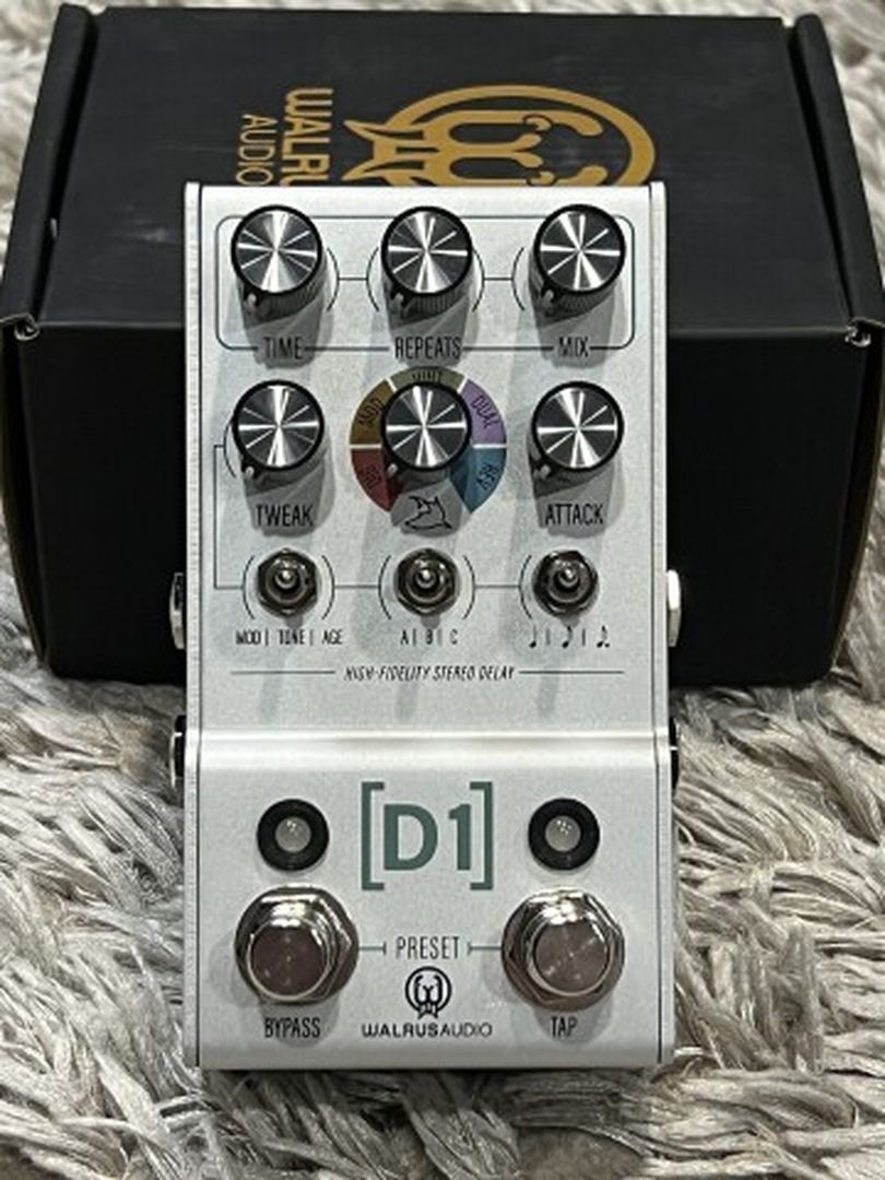Walrus Audio MAKO Series D1 High-Fidelity Delay V2 Guitar Effects