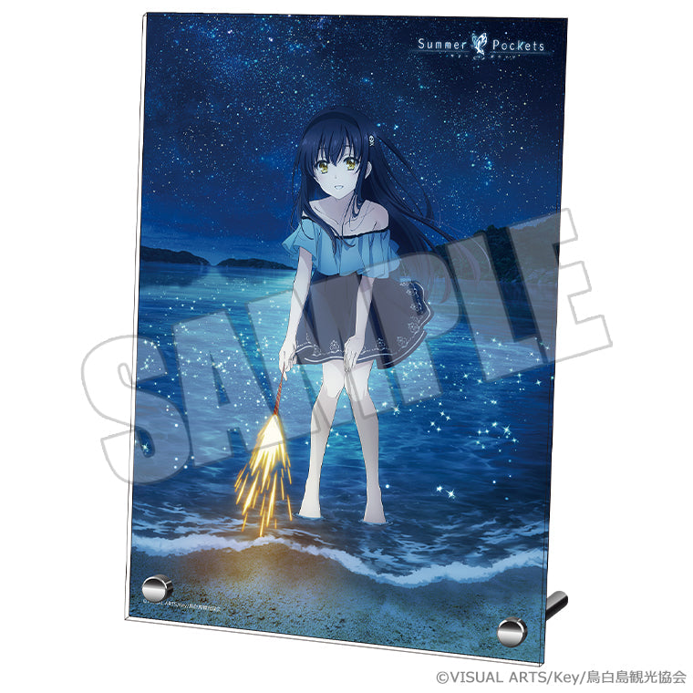 A4アクリルプレート＜夏灯り、君と過ごす夜 鴎＞