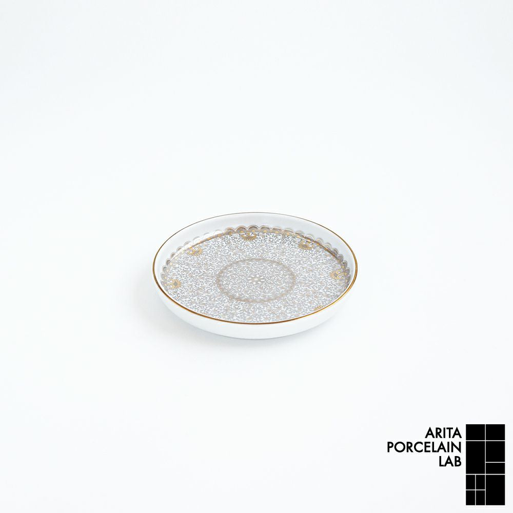 JAPAN EARTH 銘々皿 更紗 ゴールド – ARITA PORCELAIN LAB [公式