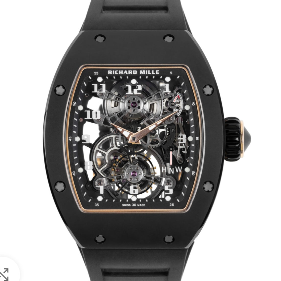 RM17-01 Manual Winding Tourbillon black ceramic | ART LUXURY – ART