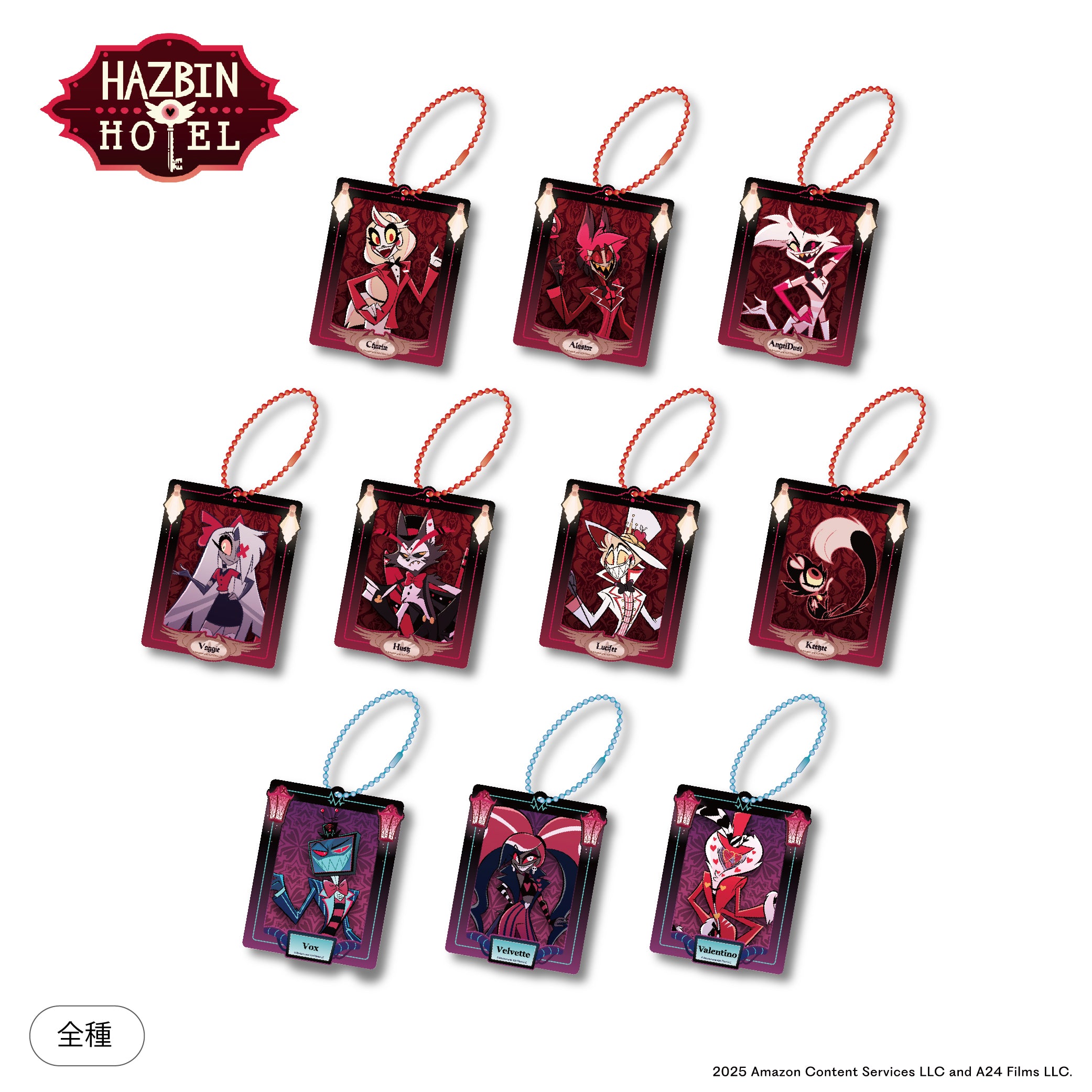 HAZBIN HOTEL Acrylic Keychain – 【公式】 BLACK BALLOON MARKET