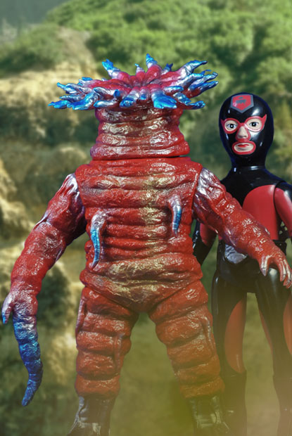 人喰い怪人 イソギンチャック (メディコム・トイ 東映レトロソフビ