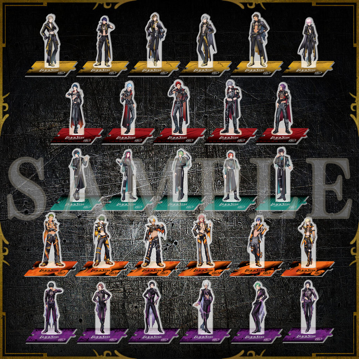 つながるアクリルスタンド 6周年衣装ver. – ブラックスター -Theater