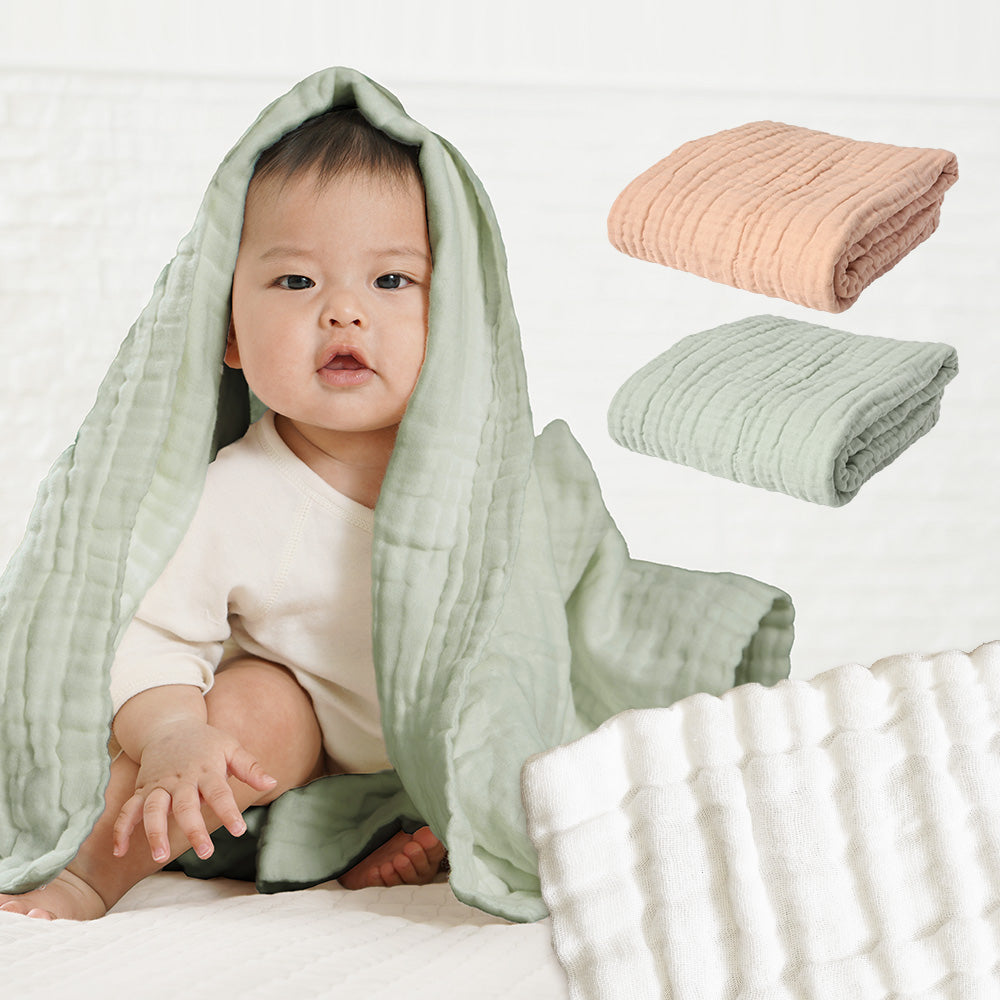 イブルガーゼケット 綿100% 速乾 6重ガーゼ 105×105cm オールシーズン