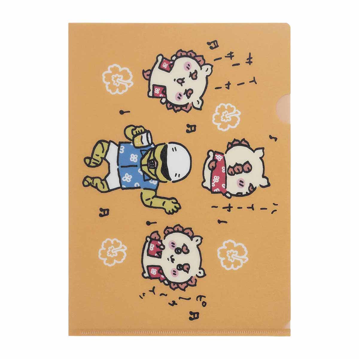 ちいかわ シーサーのおみやげやさん 手触りのいいクリアファイル（ピ