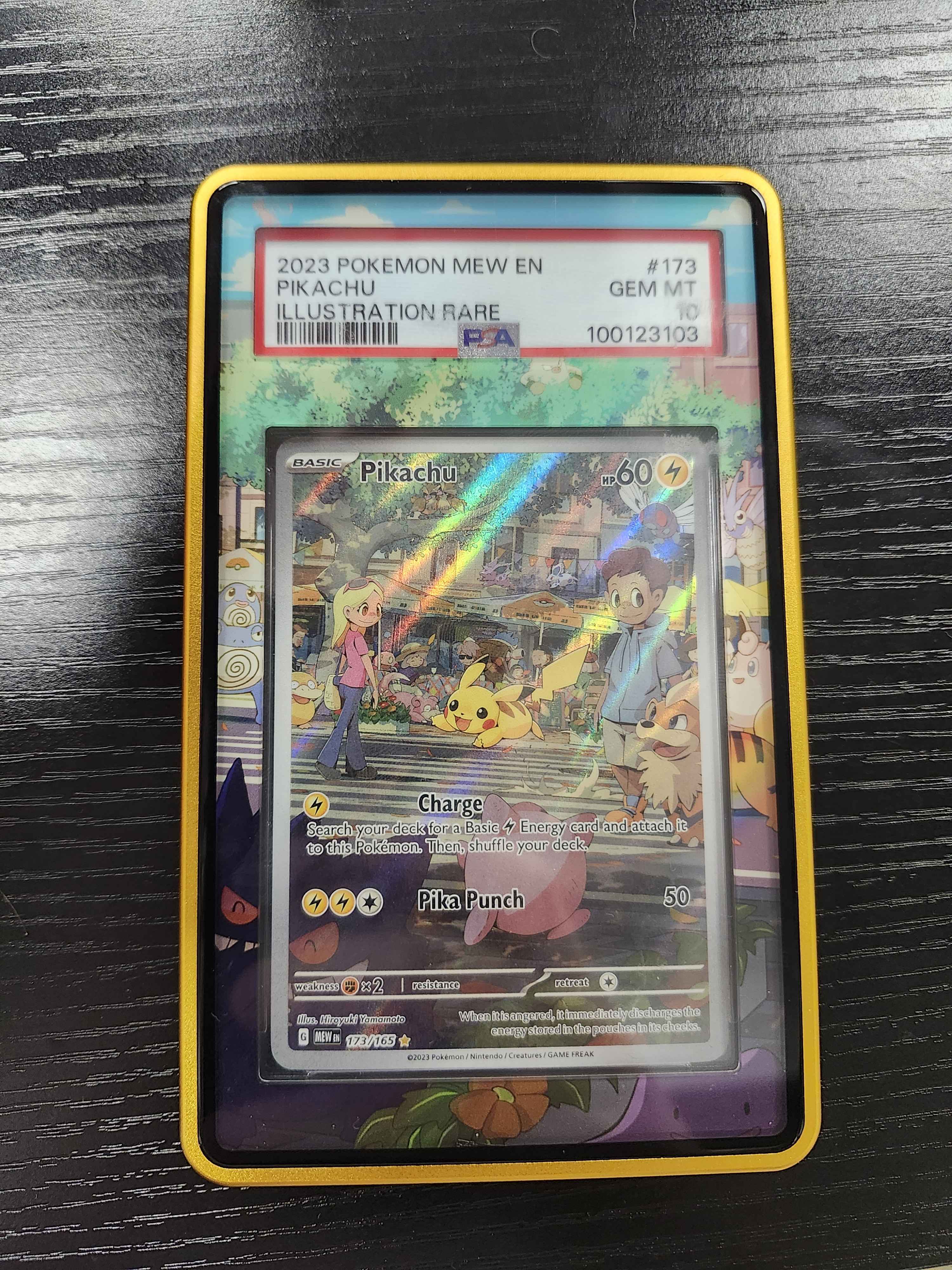 Pikachu - 173/165 - SV: Scarlet & Violet 151 PSA 10 EXTENDED FRAME