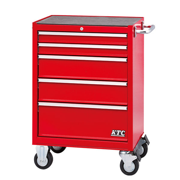 KTC ローラーキャビネット レッド 5段5引出し【エヒメマシン】