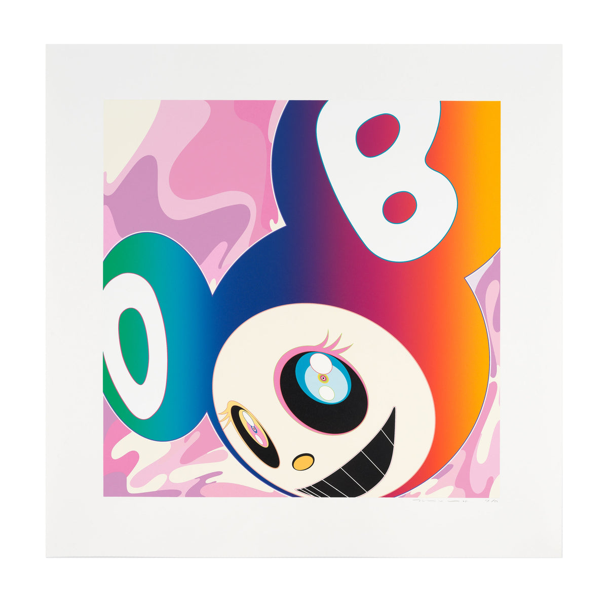 Takashi Murakami: AND THEN Rainbow Print | Gagosian Shop