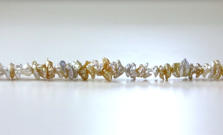 白蝶ケシ真珠ネックレス【大きさ7-9㎜・長さ43㎝】＜262＞ | マルチ