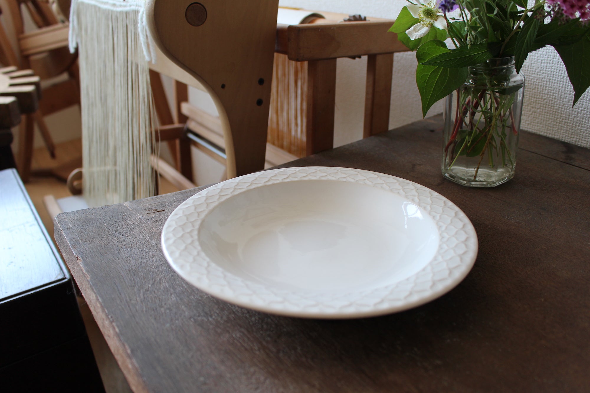 クイストゴー Cordial Palet（コーディアル パレット）ホワイト 深皿