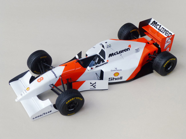 タミヤ 1/20 マクラーレンMP4/8 ヨーロッパGP完成 | ブログ川原模型資料館
