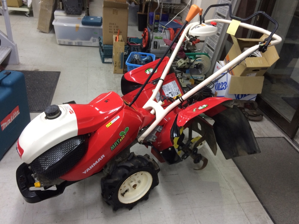 中古耕運機 中古管理機 ヤンマー 6.3馬力 畝たてポチ MRT650UV