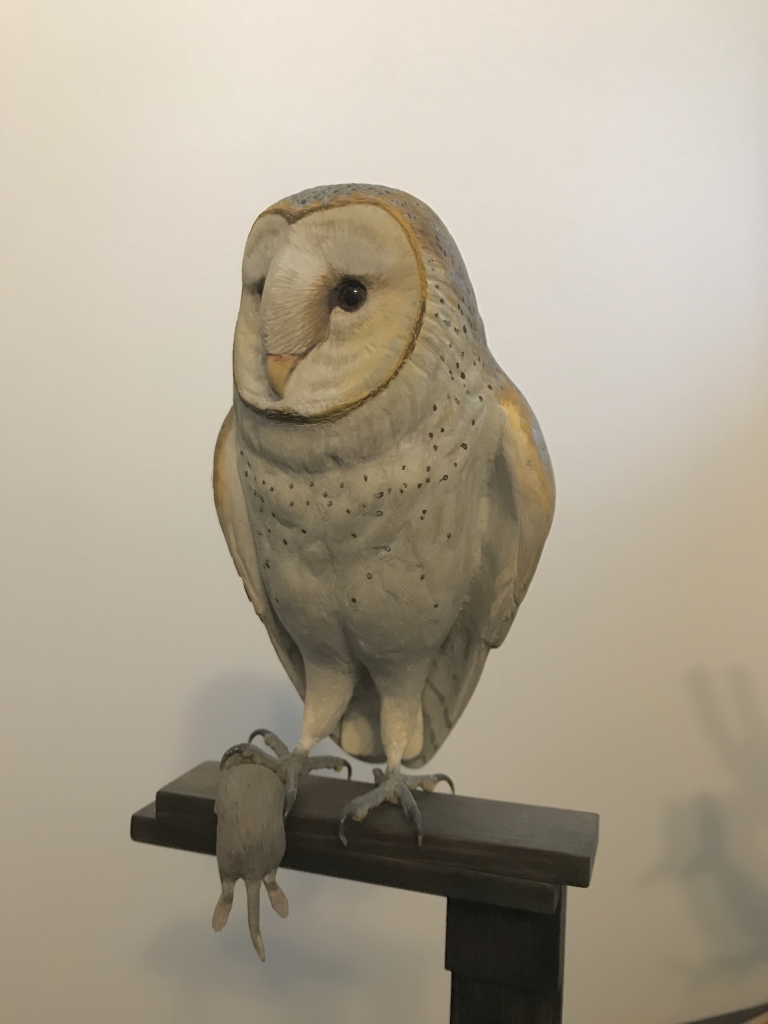 バードカービング No.9メンフクロウ | Hihajiのモノづくりざんまい
