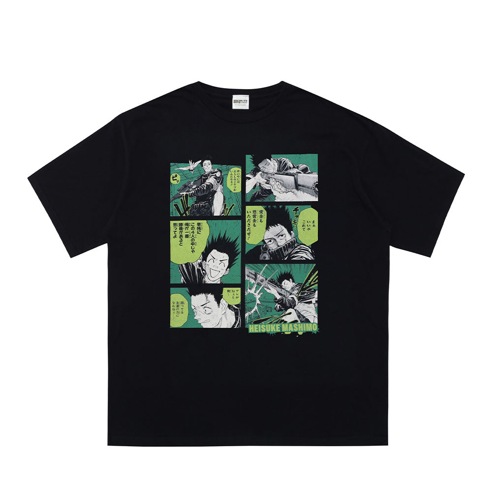 SAKAMOTO DAYS』ビッグシルエットTシャツ “HEROES” 眞霜平助 – JUMP