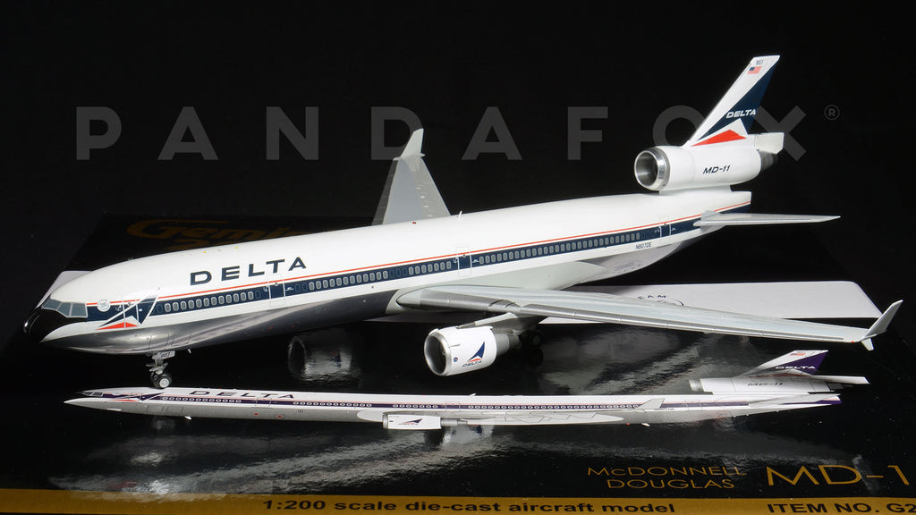Delta MD-11 N807DE Widget GeminiJets G2DAL407 Scale 1:200