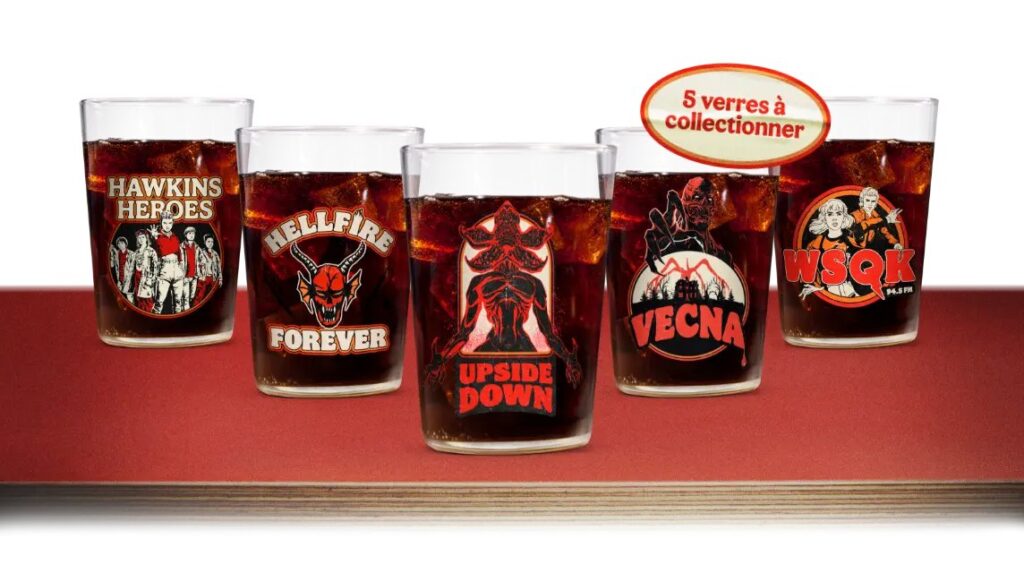 バーガーキング×ストレンジャー・シングス：スマホをひっくり返すと