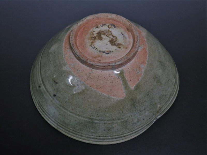 仙遊洞 スンコロク 青磁 陰刻幾何学紋鉢