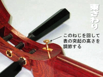 三味線辞典：東さわりと綾杉胴