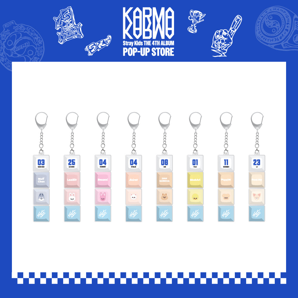 ROUND 1] STRAY KIDS - KARMA SKZOO KEYCAP KEYRING – Kpop Nara