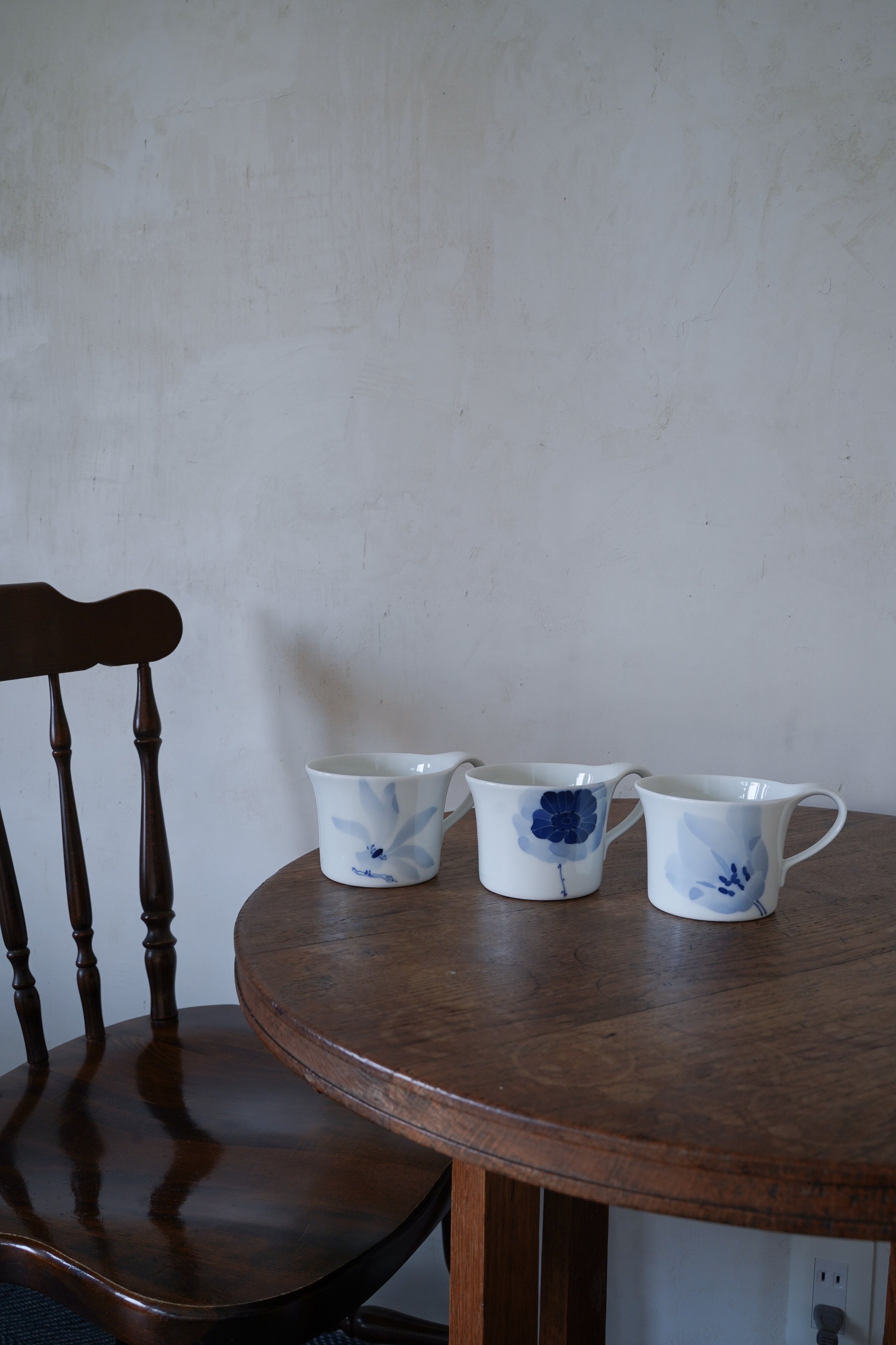 眞窯｜瀬戸染付焼 ブルーメアメリカンカップ – Masukichi -Pottery