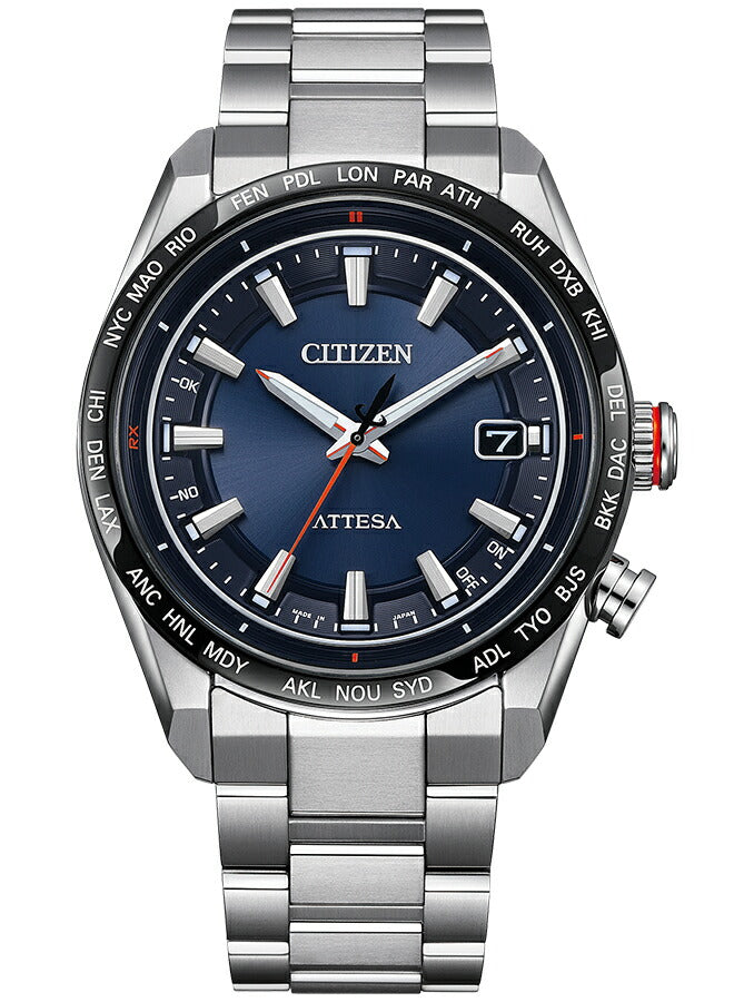 シチズン アテッサ アクトライン CB0287-68L メンズ ソーラー 電波 3針