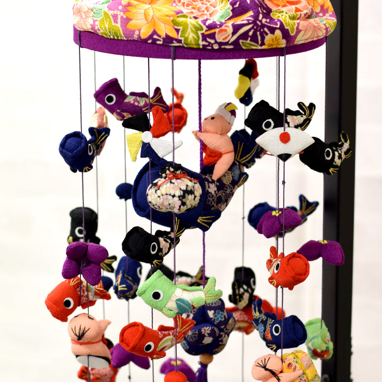 つるし飾り ちりめん 13本7個つるし】台座別売 つるし雛 男の子