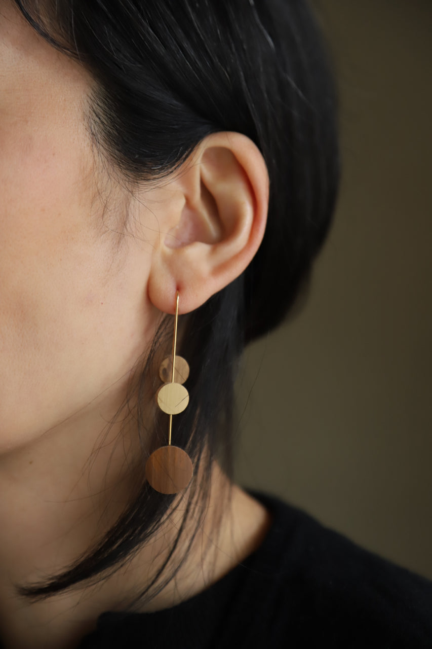 竹ピアス -火輪[karin]-｜高野竹工｜京都 – 高野竹工（たかのちっこう