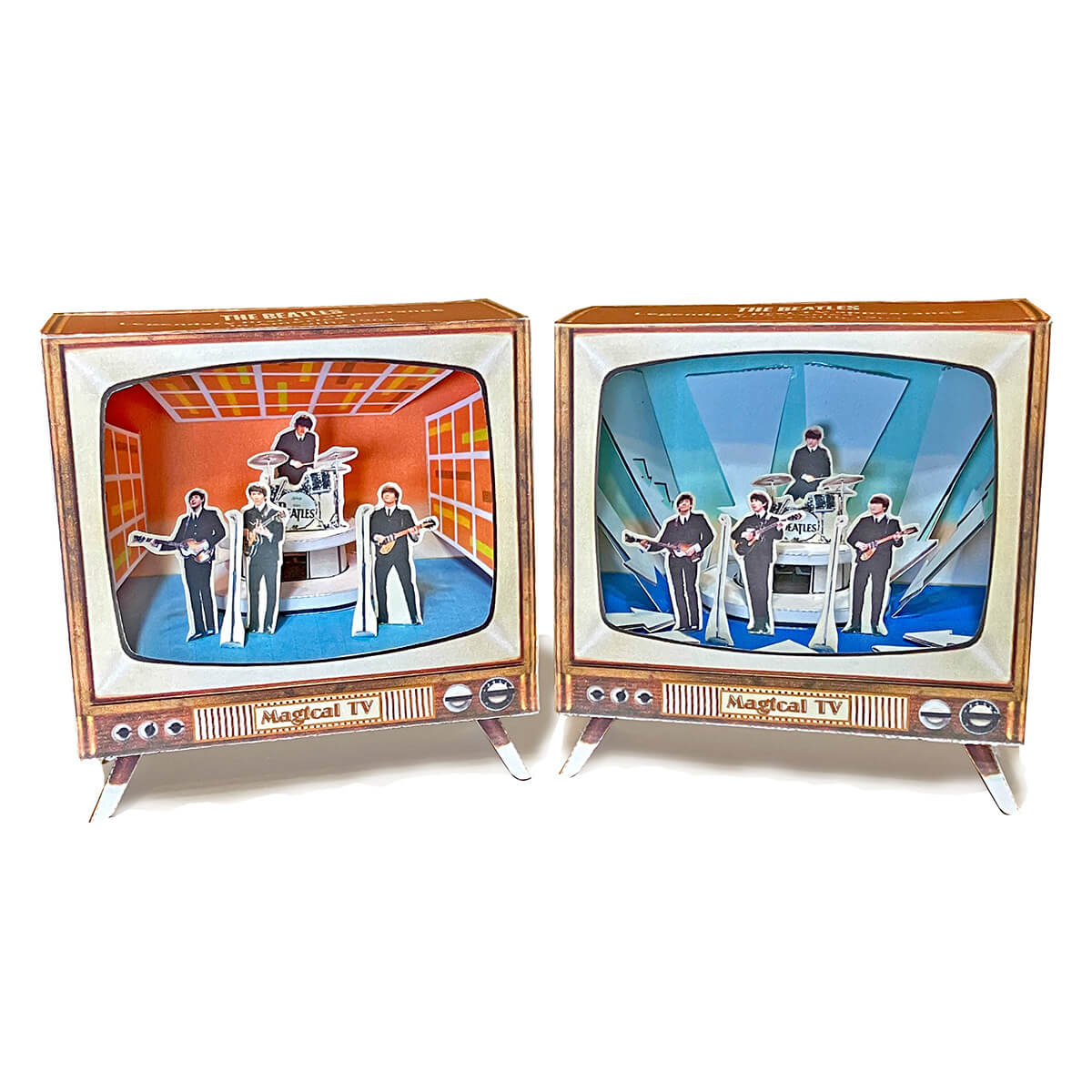 ビートルズ ペーパージオラマ（立版古）「First TV Appearance in U.S.
