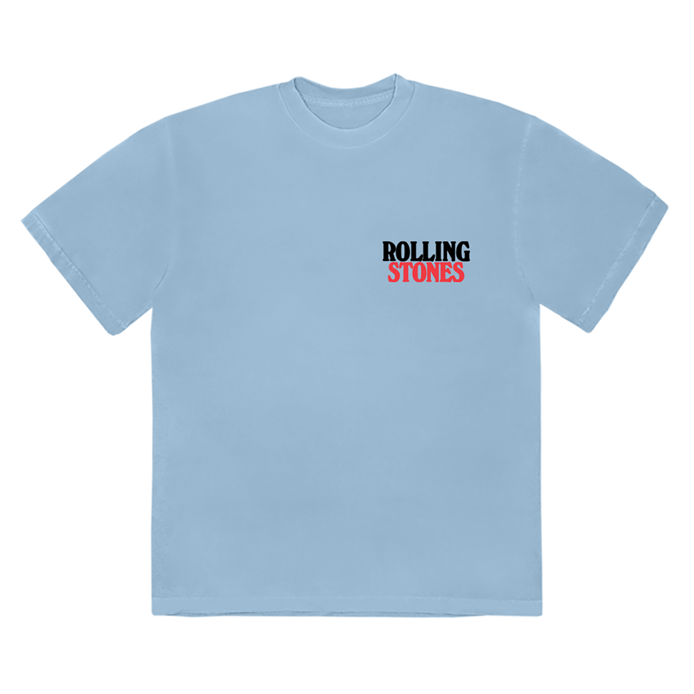 Rolling Stones Licks Blue T-Shirt - The Rolling Stones