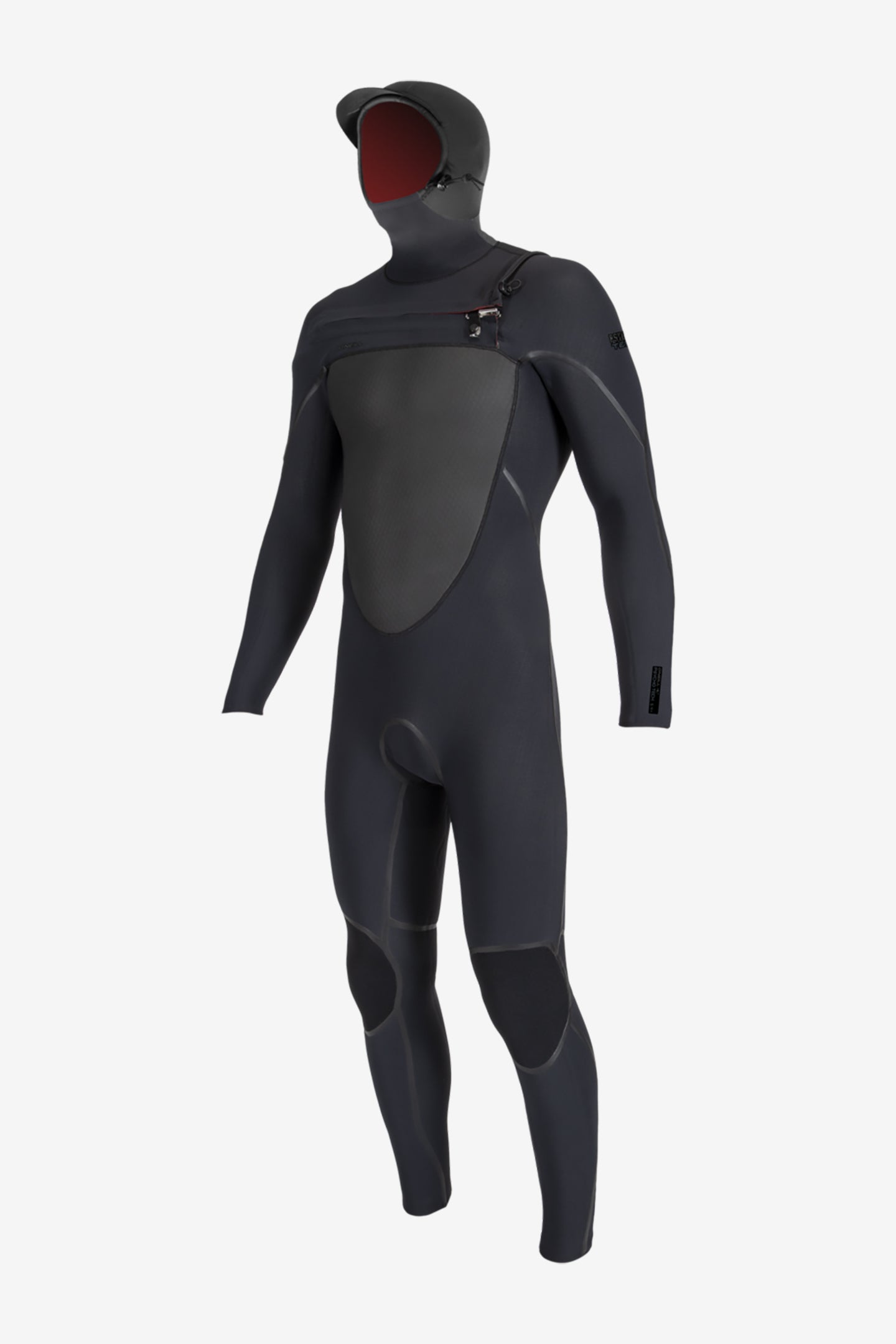 Psycho Tech 5.5/4MM Chest Zip W/hood Full - Blk/blk | O'Neill