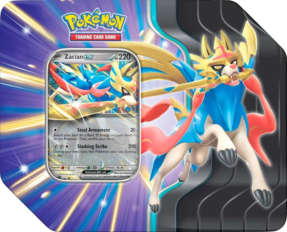 Pokémon TCG : Slashing Legends Tin (Zacian EX) (Pre Order) – vRare