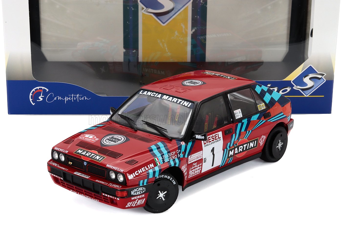 LANCIA - DELTA HF INTEGRALE 16V MARTINI N 1 WINNER RALLY SANREMO