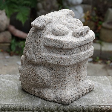 狛犬シーサー 販売 狛犬職人が石でオリジナルの魔除けを彫刻