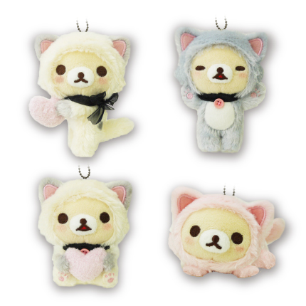 リラックマ コリラックマキャット ボールチェーン付きぬいぐるみ