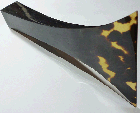 三味線バチ【送料無料】353黒水牛天然素材 三味線バチ【送料無料】316