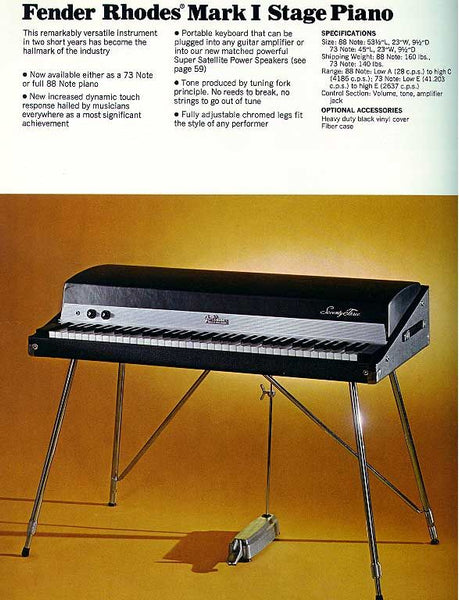 Fender Rhodes Stage Mark I 73 Keyboard – bellperc