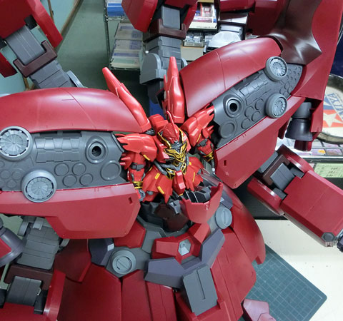 HGUC 1/144 ネオ・ジオング サンプル製作レビュー ～その4