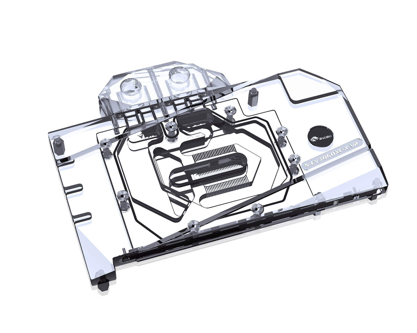 Bykski Full Coverage GPU Water Block and Backplate for EVGA RTX