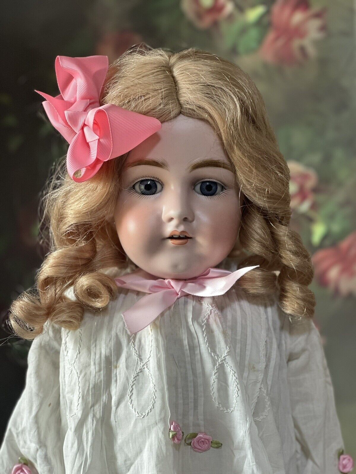 Antique JDK Kestner Mold 154 Bisque Head/Shoulder Leather Body 26