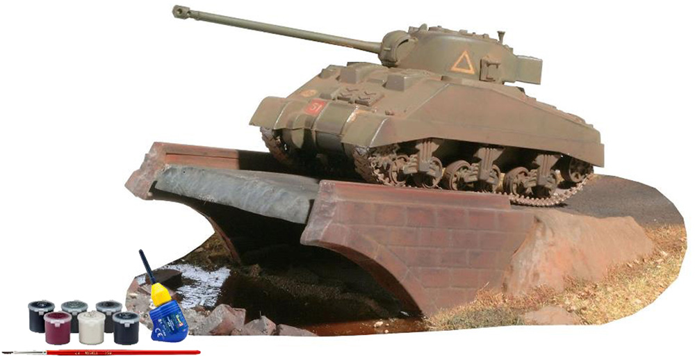 ジオラマセット シャーマン ファイアフライ | 株式会社 ハセガワ