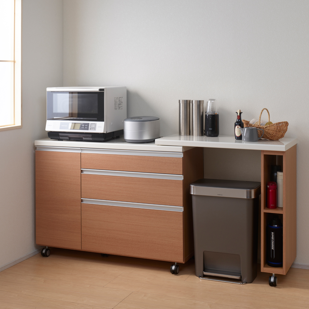 Pamouna（パモウナ）キッチンカウンター「AW」奥行47.2cm 全3色 幅全3