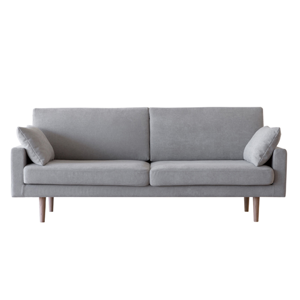 ソファ 3人掛け「レオ」幅195cm #5グレー色 脚部全2色 | 【公式】大塚
