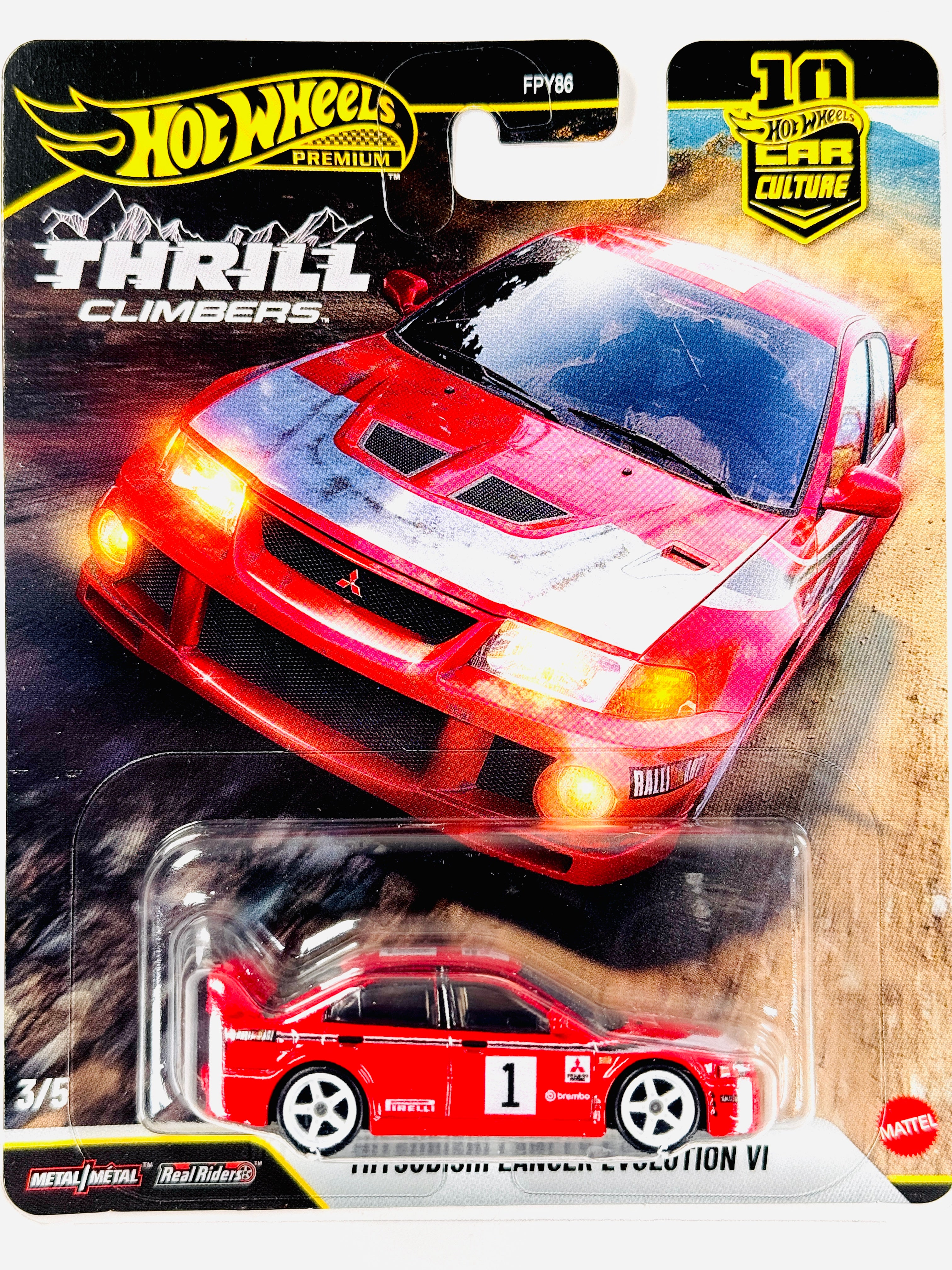 Hot Wheels 2026 Car Culture Thrill Climbers Mitsubishi Lancer