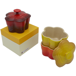 ル・クルーゼ ラムカンフルールS蓋付カラー6色 910167－00の