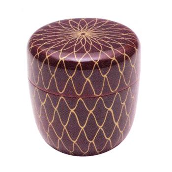 中棗 為塗 金網目蒔絵【販売】-茶道具は京都しみず孔昌堂