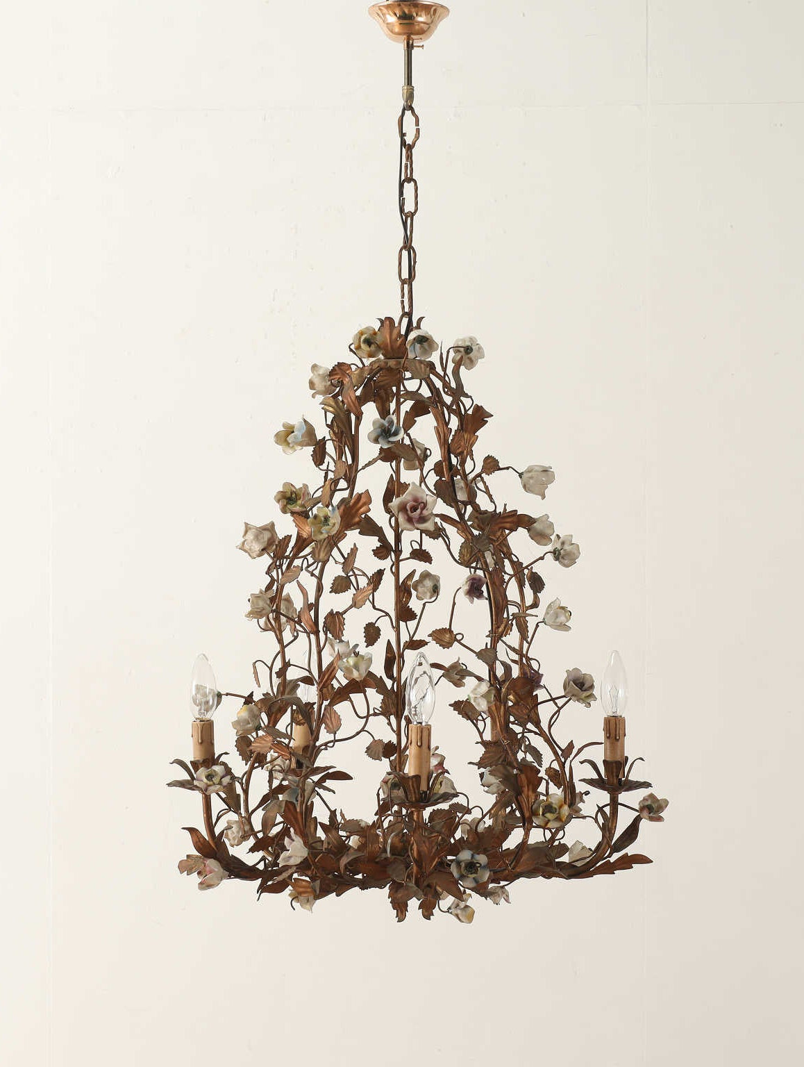 イタリアンフラワーシャンデリア | ロイズ・アンティークス