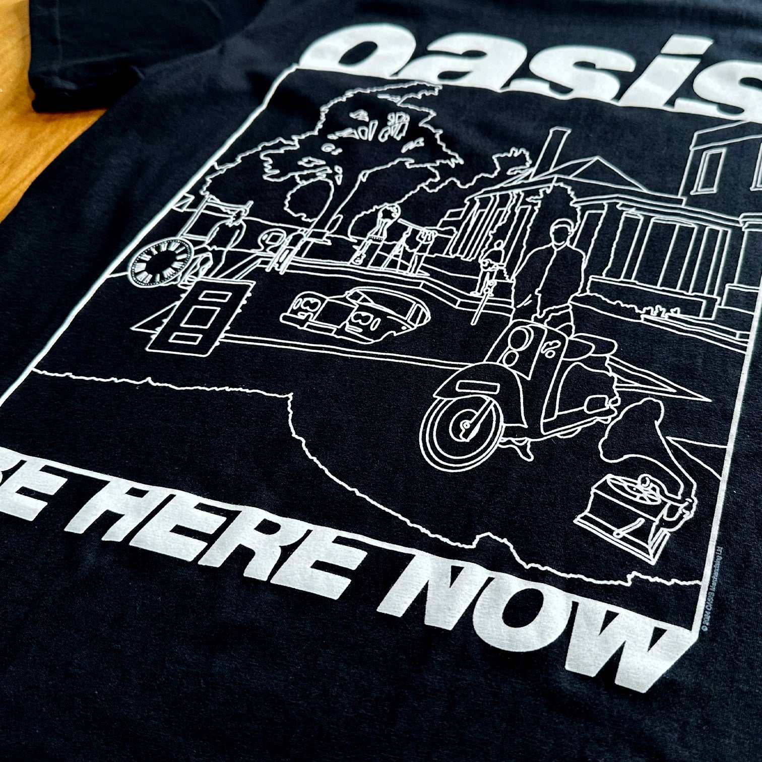 Oasis - Be Here Now Black T Shirt - New Item – Microdot Boutique