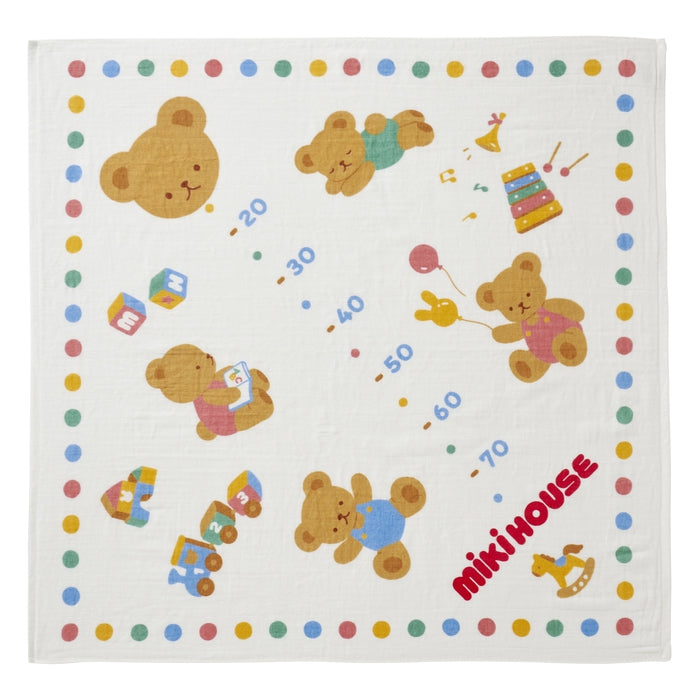 身長計ガーゼバスタオル – ミキハウスオフィシャルサイト